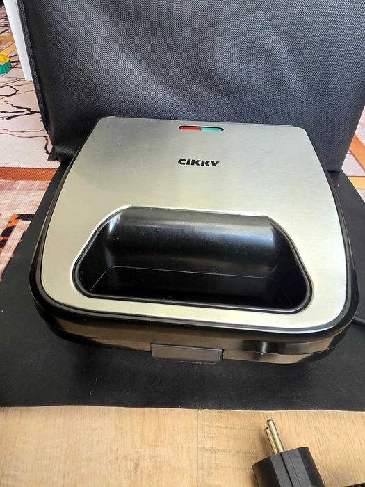 CIKKY opiekacz 3w1 750 W, gofrownica, grill, sandwich maker
