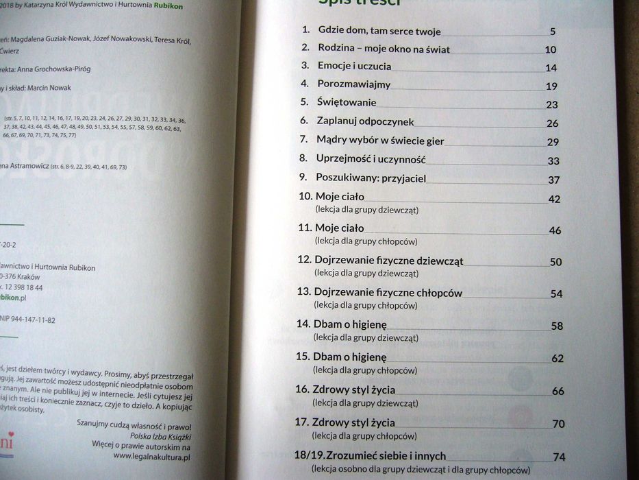 Wędrując ku dorosłości klasa 5