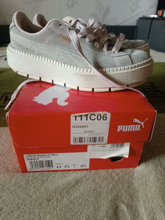 Кросовки Puma женские арт.19262901 White-Pink Alert
