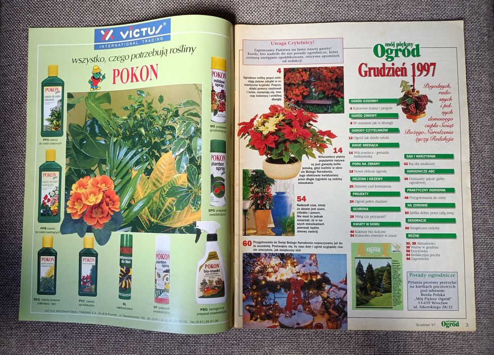 Mój piękny Ogród grudzień 1997