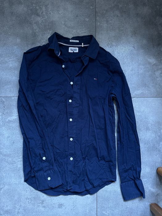 Koszulka Tommy Hilfiger L koszula granatowa