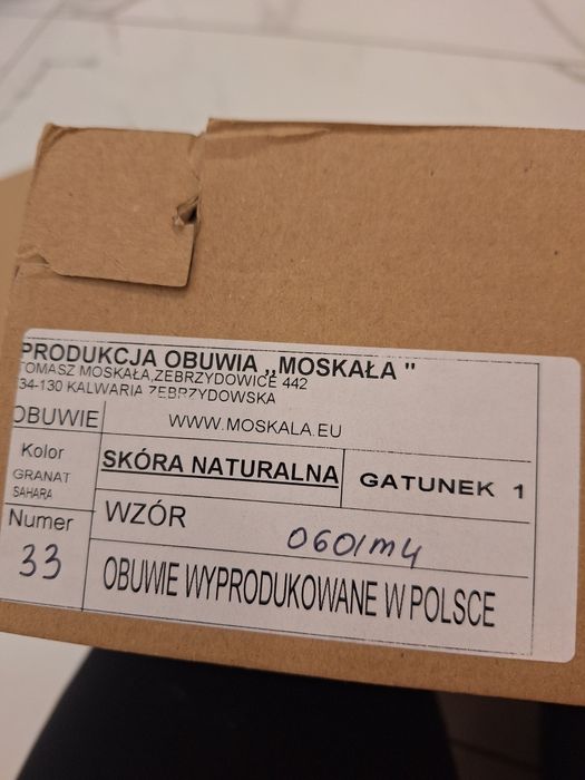 Pantofle chłopięce rozmiar 33