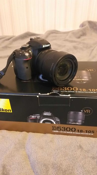Nikon D5300 18-55 VRⅡKit Aparat NIKON D5300 + 18-55mm VR II - Nikon | Sklep EMPIK.COM