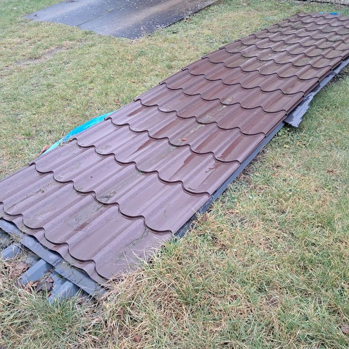 Blachodachówka brązowa