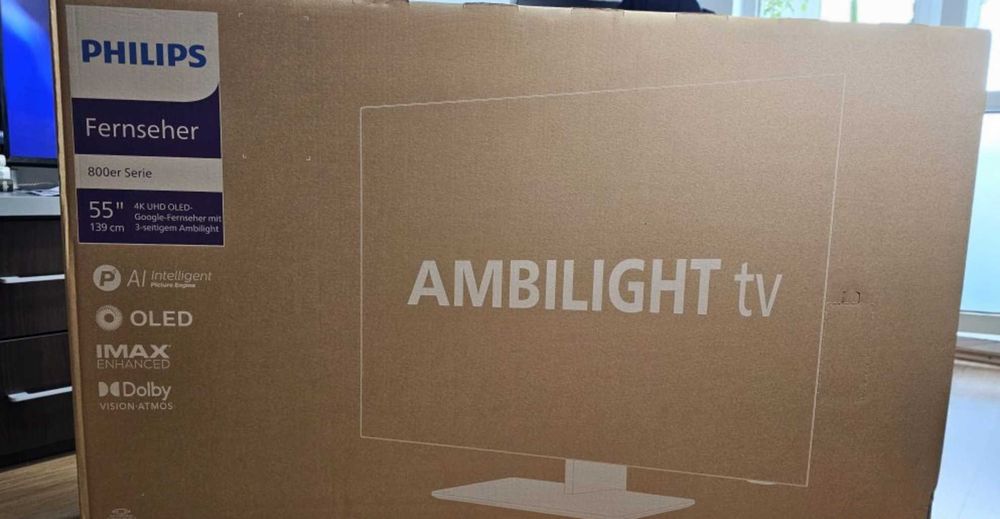 Philips 55OLED818/12 55" Andorid TV Gwarancja Ambilight Model 2023