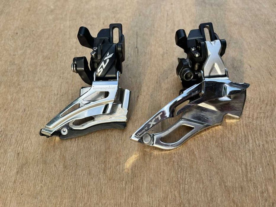 Передні Перемикачі Shimano DEORE XT FD M771-10 + SLX, FD-M7025-11