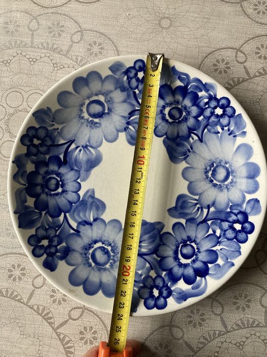 Talerz ozdobny ZF Koło 24cm ręcznie malowany