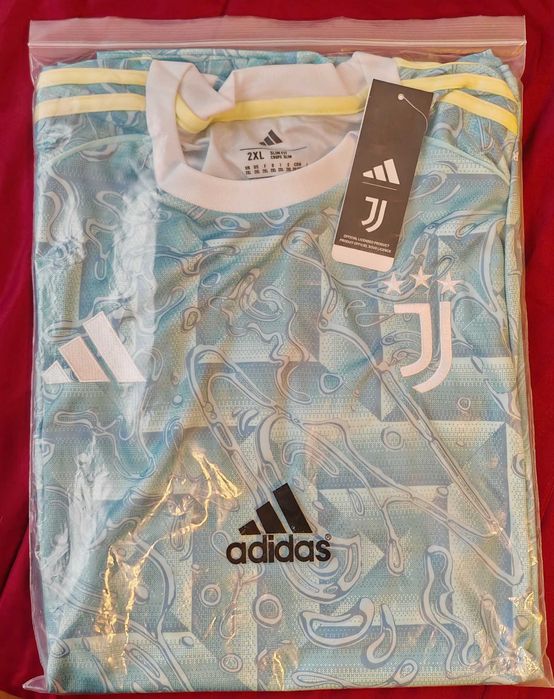 Camisola Futebol Juventus alternativo 2º equipamento 2025-2026 2XL Slim Fit nova embalada com etiqueta
