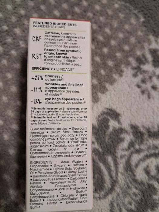 Serum pod oczy Sephora CAF RTN 3%