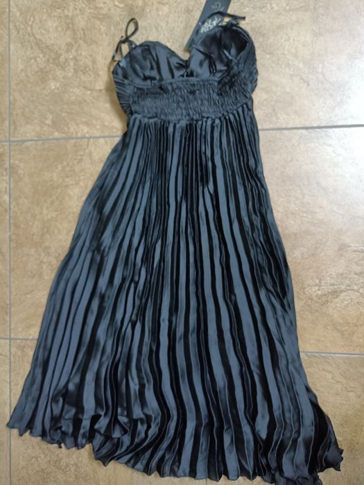 Sukienka midi, plisowana, nowa,retro