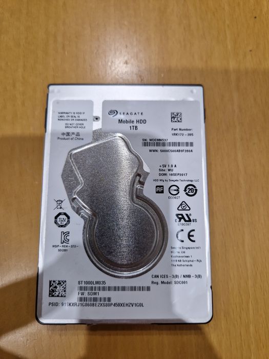 Диск 1tb 1000gb hdd 2.5" sata3 5400rpm Стан гарний