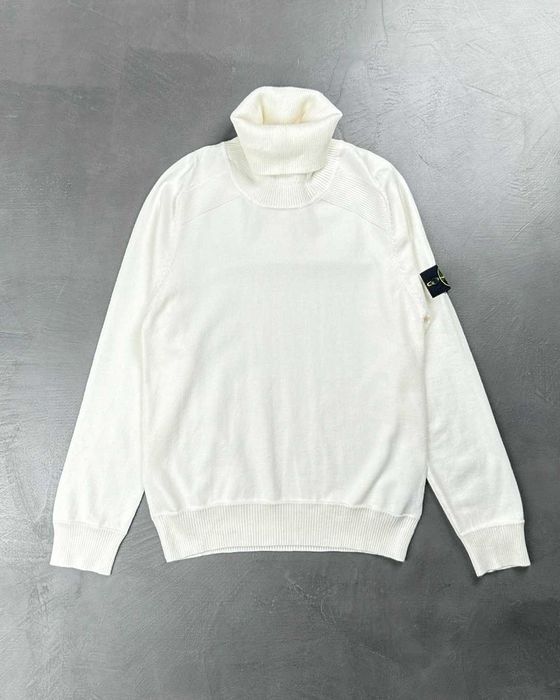 Светр SI Winter Cotton Roll Neck Knit Sweater White SI0159