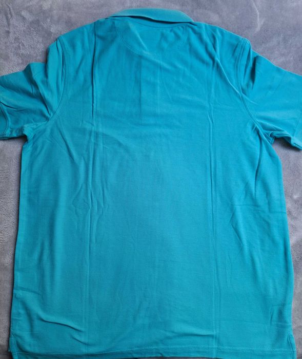 Crafts&Barrow Polo niebieski L koszulka męska