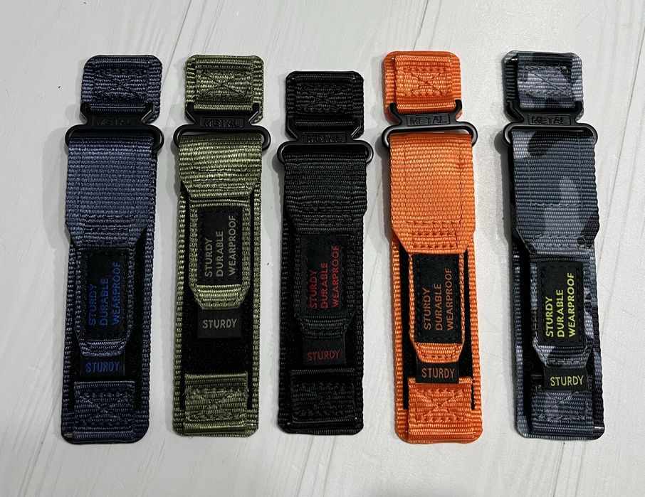 Ремінець / ремешок нейлоновий тканевий на 22 мм/24 мм