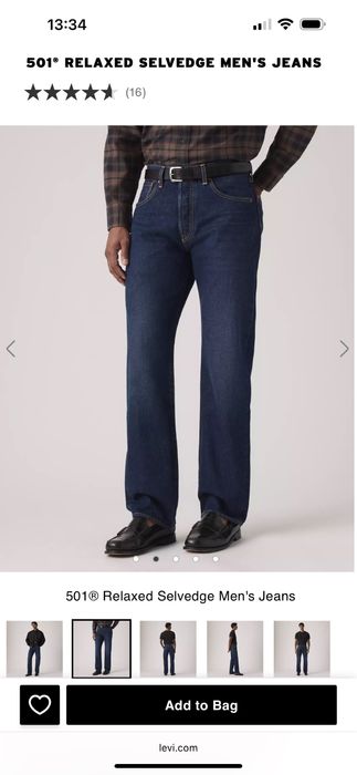 Мужские джинсы (штаны) Levis 501