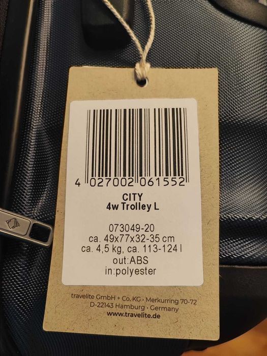 (NOVA, nunca usada) Mala de Porão/bodega faturada ATÉ 32kgs