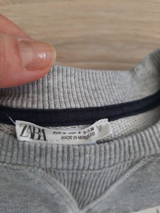 Bluza Zara 164 jasny szary