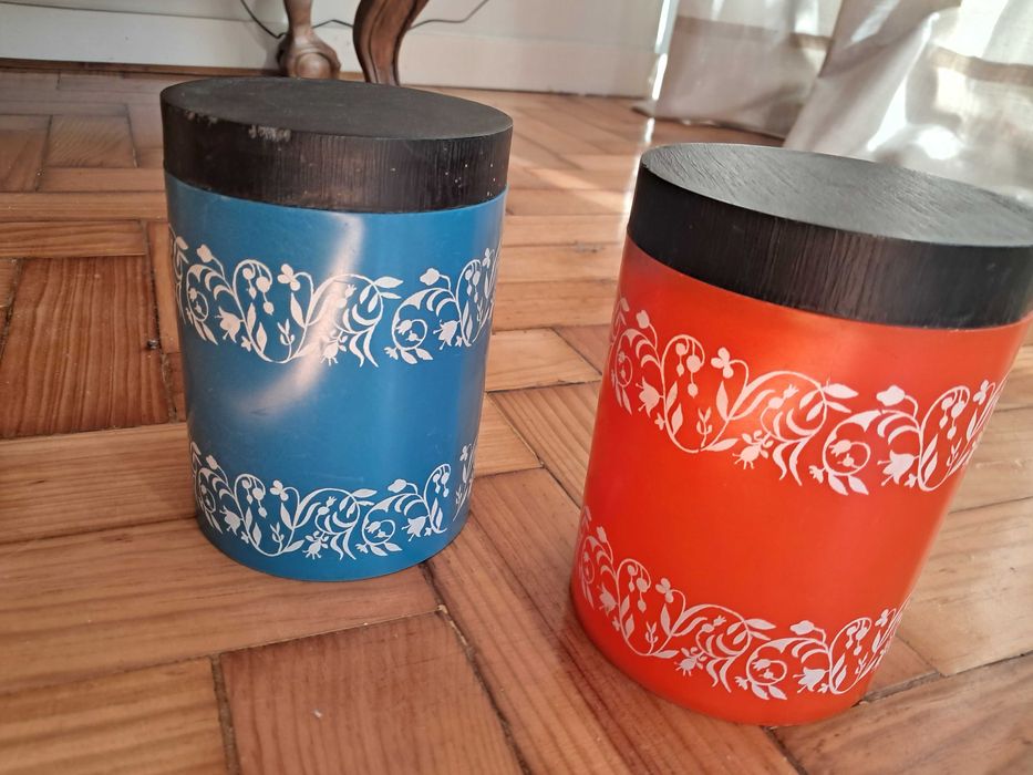 Recipientes para guardar farinha e arroz recipientes cozinha vintage