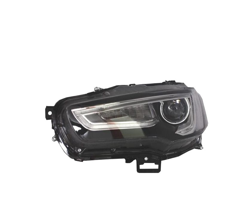 CONJUNTO DE FARÓIS MITSUBISHI LANCER 07-17 DRL NEW LOOK COM INDICADOR LED DINÂMICO