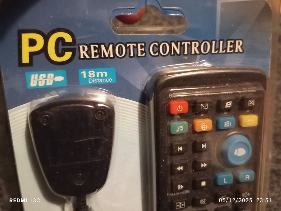 PC controlo remoto com receptor USB