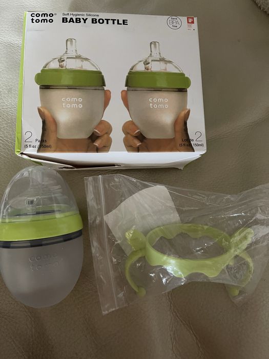 Бутылочка Comotomo оригинал с держателем