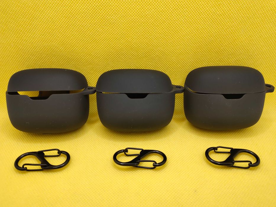 Чехол силиконовый на наушники JBL TUNE BEAM + карабин