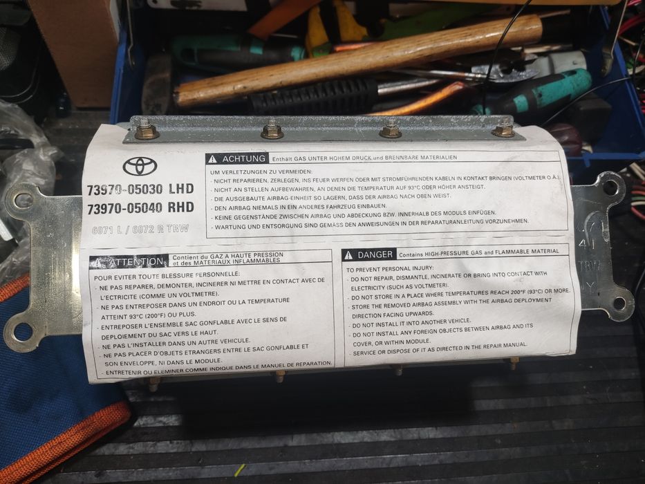 Air bag Toyota Avensis 2001