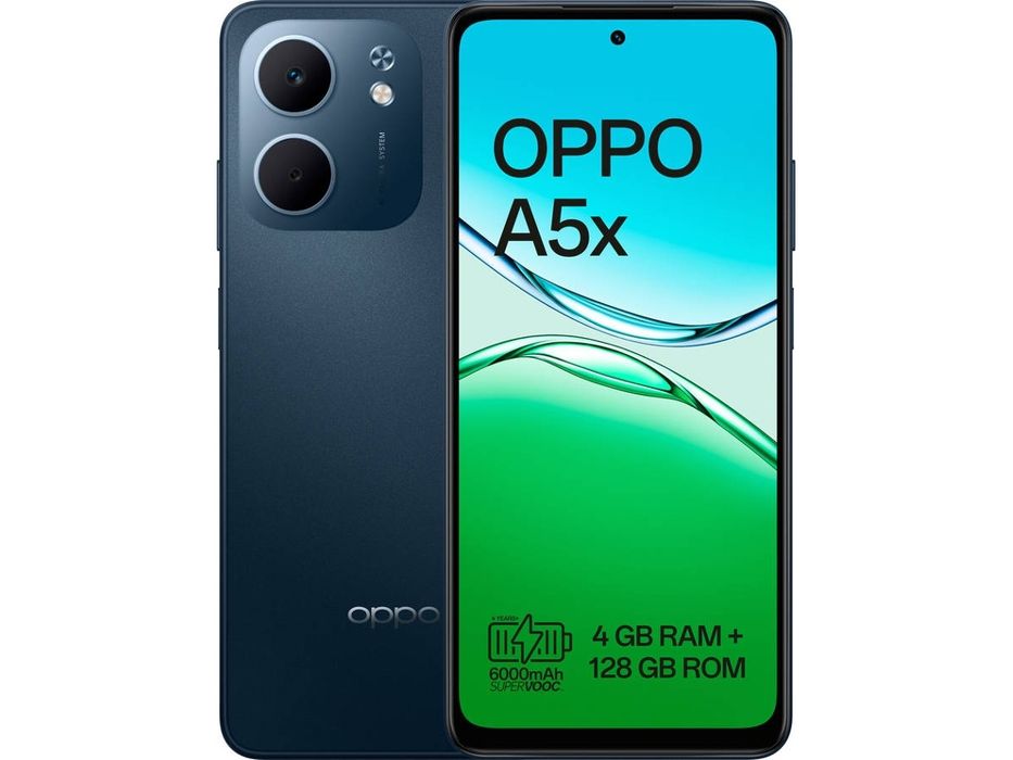 0. URGENTE Smartphone OPPO A5x 4GB/128GB Azul(novo)