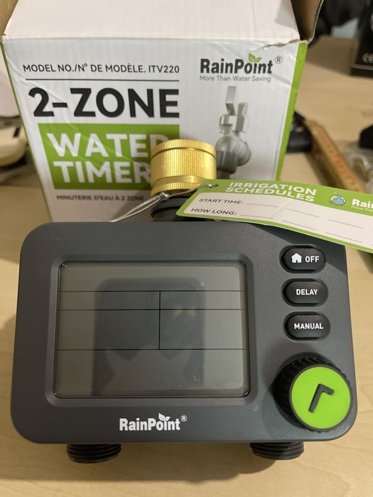 2х зоний таймер для поливу RainPoint ITV220