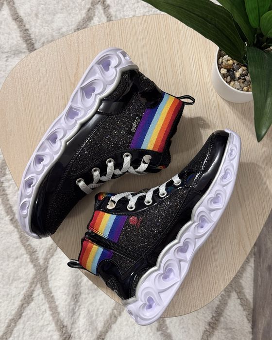 (36 р) Дитячі черевики Skechers , з мигалками Устілка 23 см