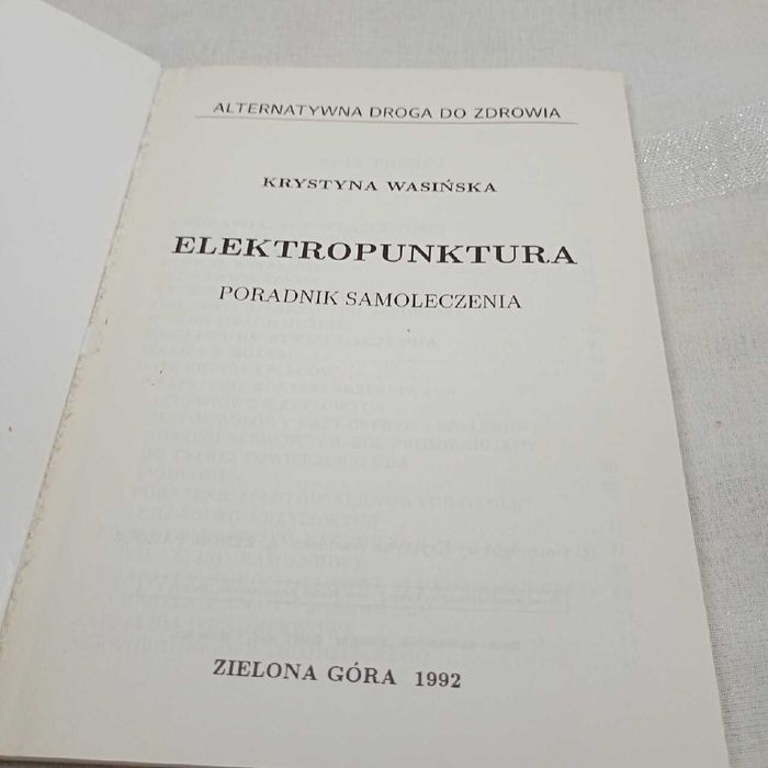 Elektropunktura. Poradnik samoleczenia. Krystyna Wasińska