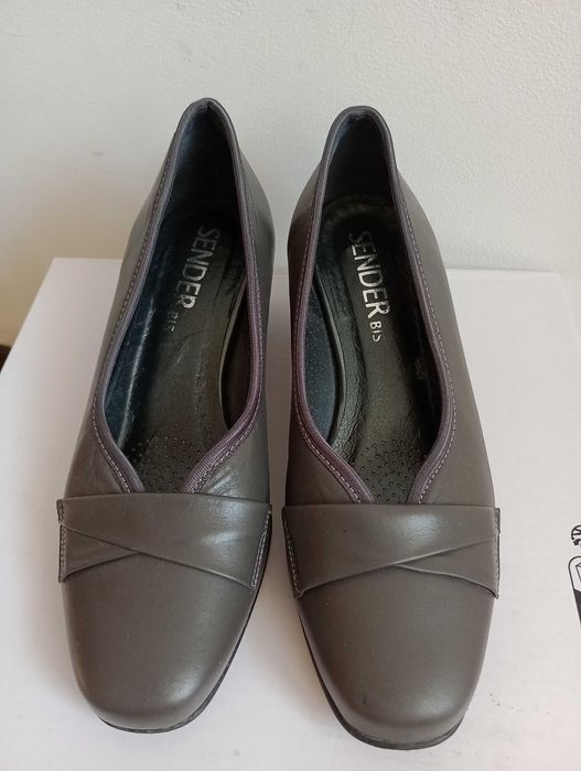 Buty damskie czółenka skórzane Sender bis rozmiar 36