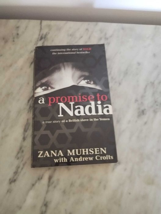 Livro "A Promise to Nadia" Zana Muhsen