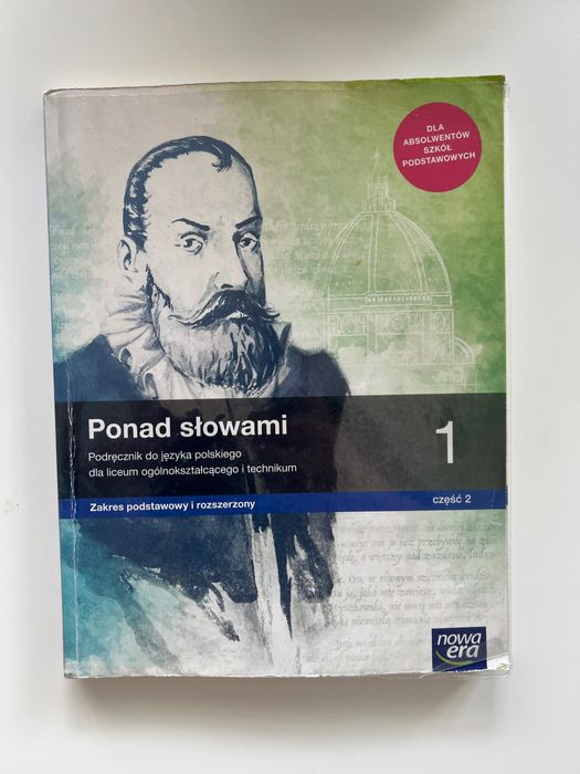 Ponad słowami podręczniki do języka polskiego obie części klasa 1