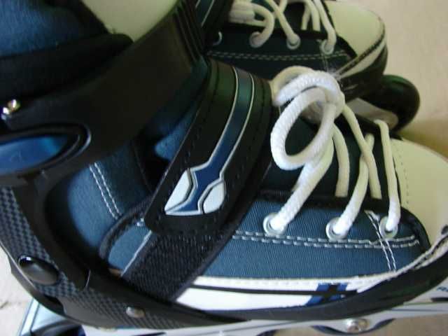 NOWE Dziecięce Regulowane Rolki Kauczuk Aluminium 32-35 OKAZJA !