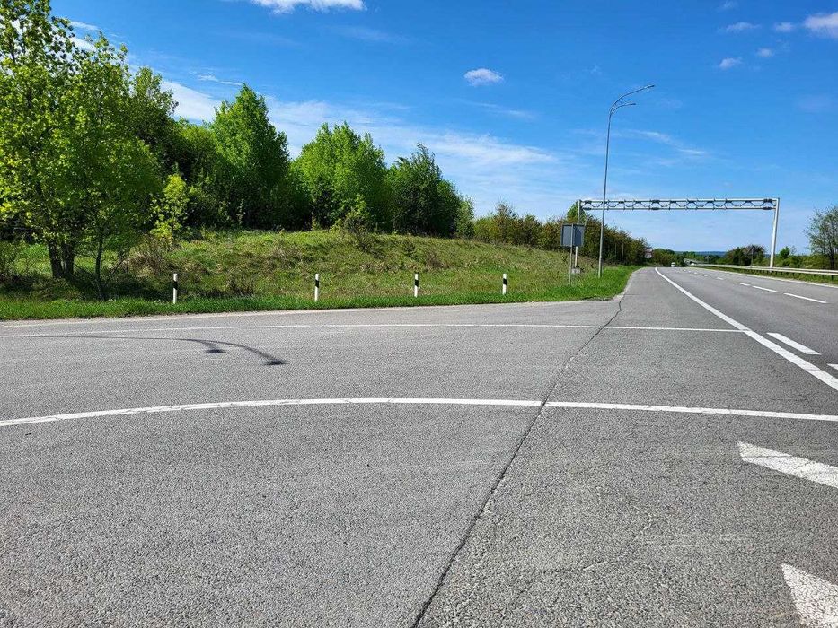 Фасадна до траси ділянка. 1.6 га. Велика Омеляна - Грушвиця