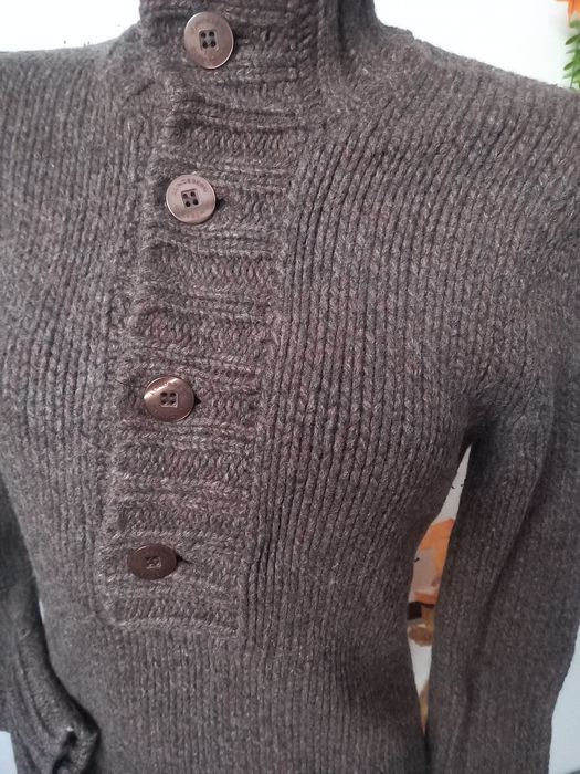 Sweter Golf brąz J.Lindeberg 36, S wełna gruby