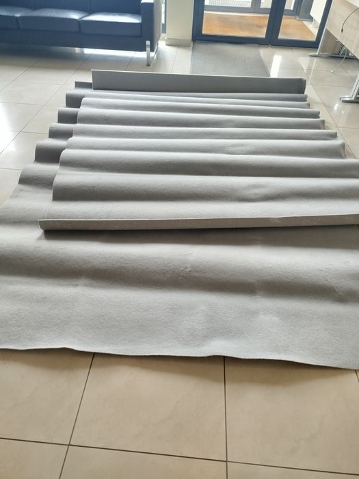 Wykładzina szara  2 razy po 280x198 cm