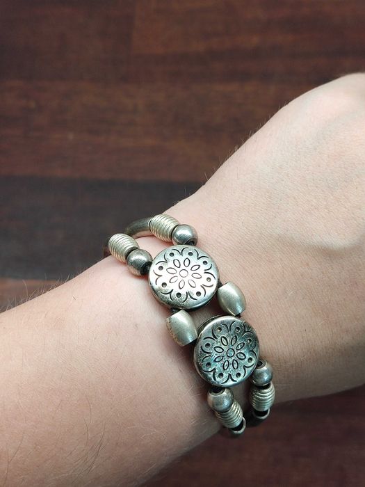 Stara bransoletka etniczna handmade vintage