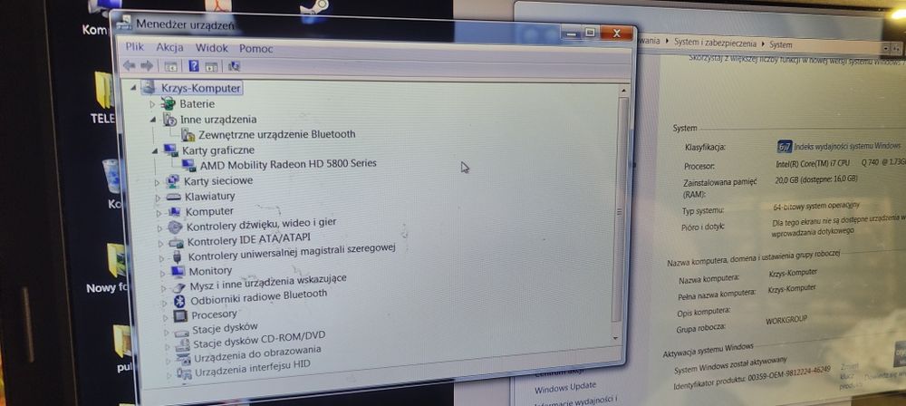 Asus G73jh laptop 17 cali gemingowy