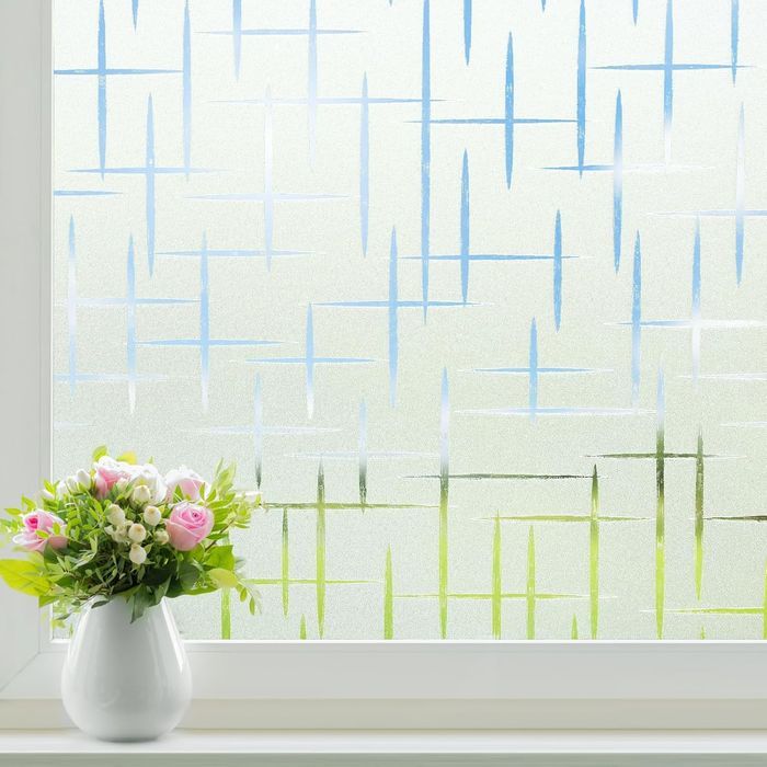 Folia Okienna Mrożona Samoprzylepna 44,5x400cm Prywatność Łazienka