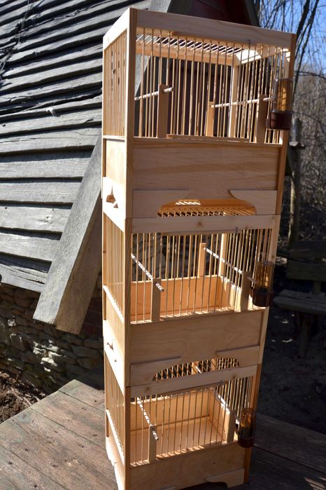 Drewniane KLATKI dla Ptaków śpiewających