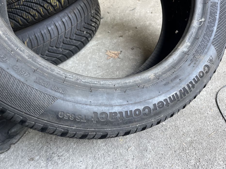 2x 165/65/15 Continental WinterContact TS850 idealny stan 7,5mm zimowe