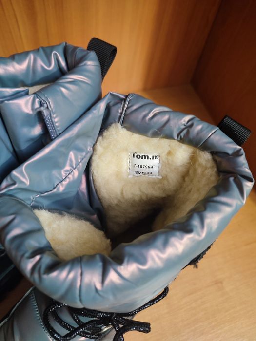 Нові зимові дутики Tom.M для дівчинки, розмір 34
