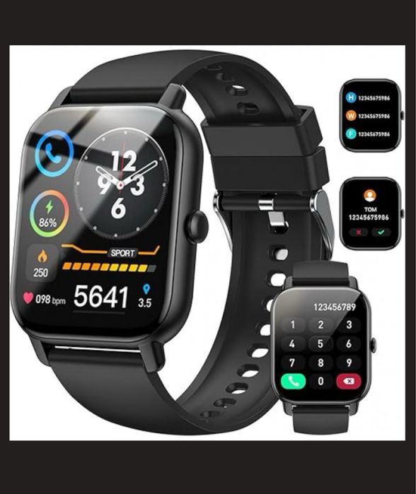 Смарт годинник Nerunsa Smart Watch black для чоловіків та жінок