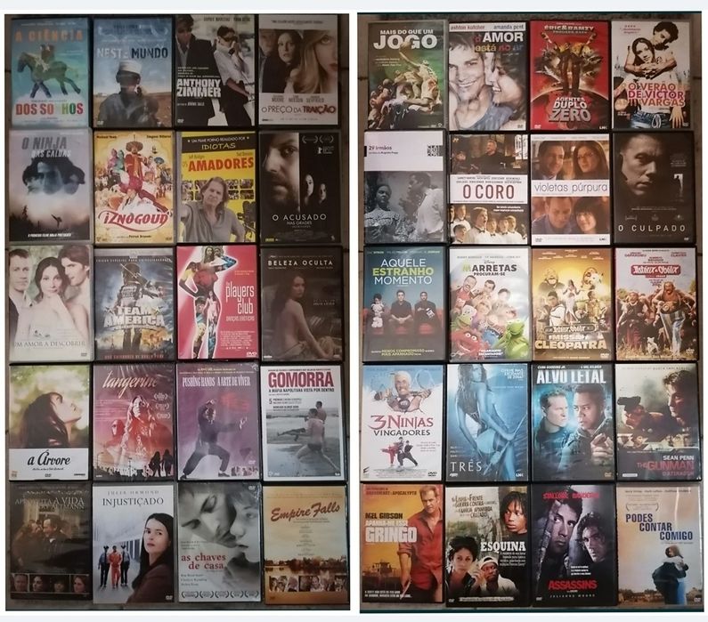 Lote 169 DVD's originais (LOTE 32)