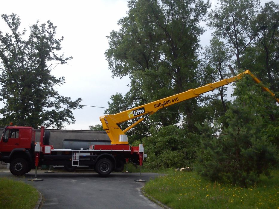 Wynajem podnośników  koszowych 45m 4x4 , 53m