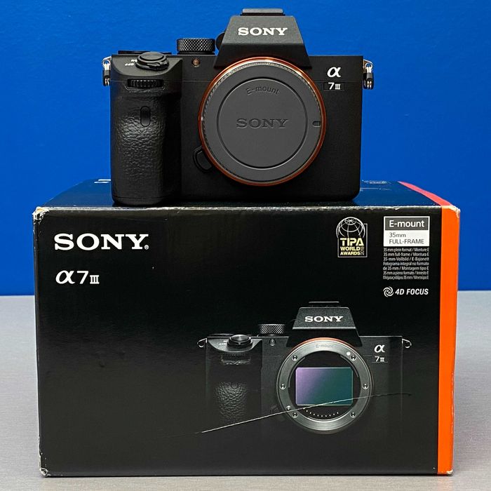 Sony Alpha A7 III (Corpo) - 24.2MP | 3 ANOS DE GARANTIA