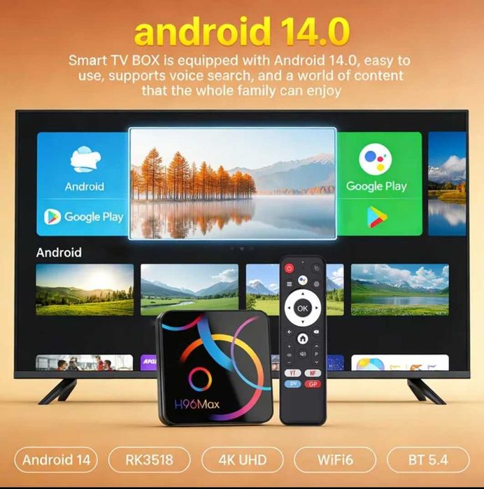 Смарт приставка H96MAX нова