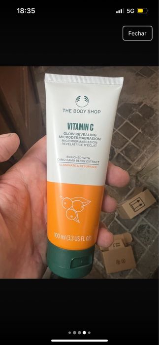 Produtos skin care the body shop